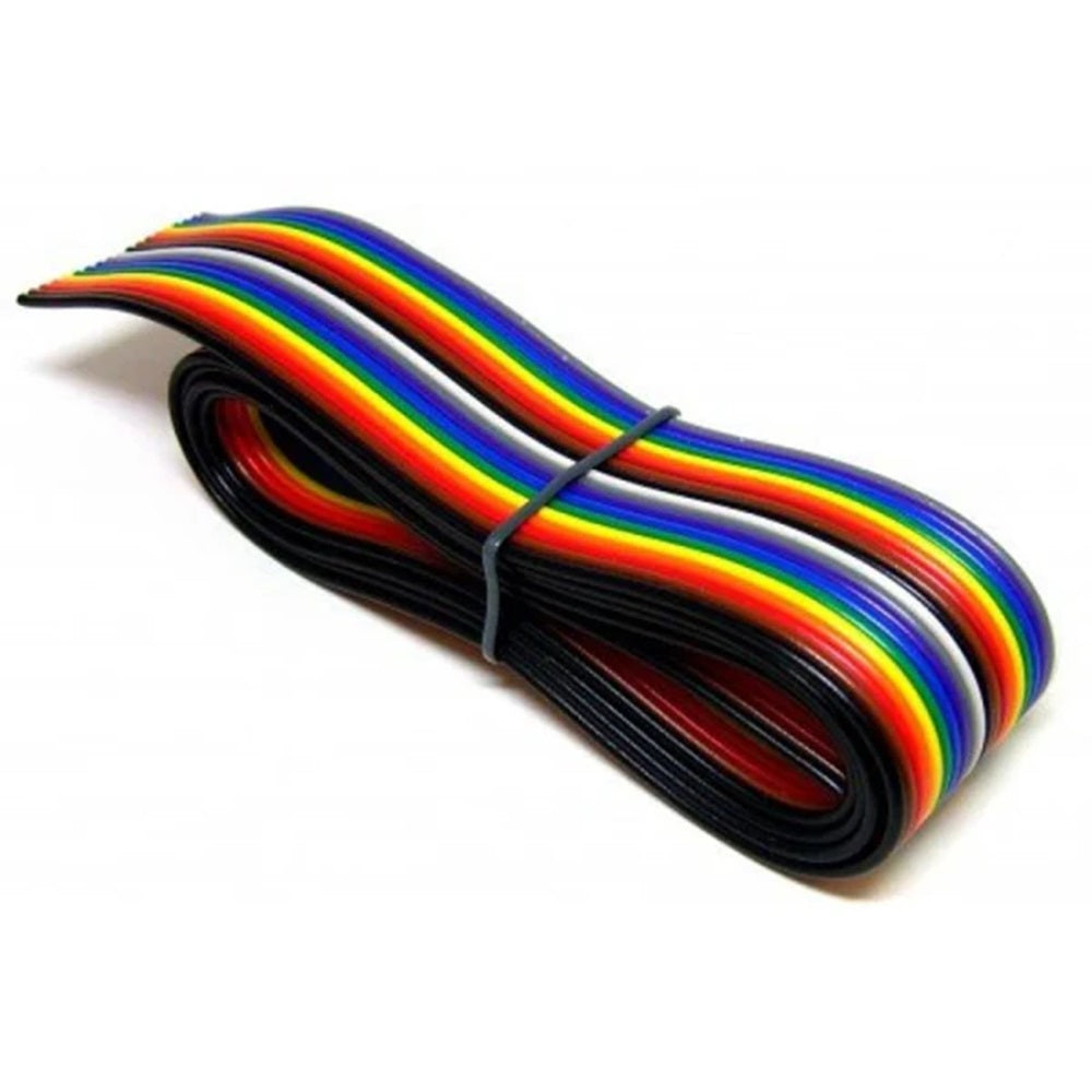 Multicolor Flat Ribbon Cable, length 12inches