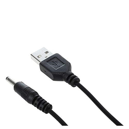 USB to 3.5mm x 1.35mm Barrel Connector 5V DC Power Cable Male