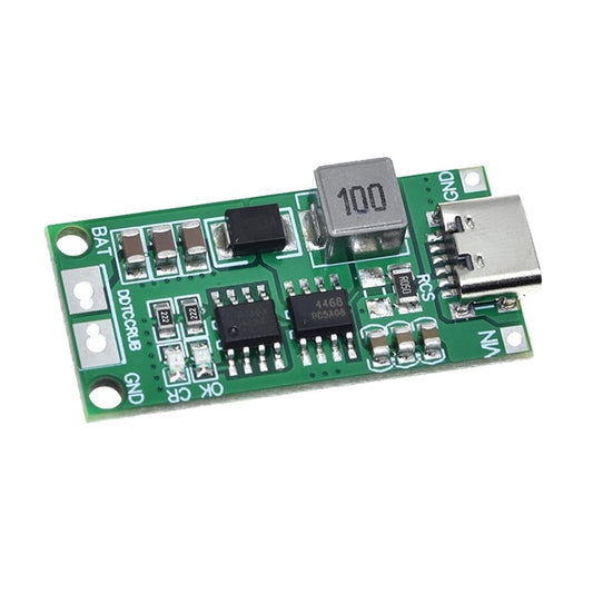 Multi-Cell 2S 3S 4S USB-C to 8.4V 12.6V 16.8V (4S 4A) Step-Up Boost LiPo Polymer Li-Ion Charger Board 7.4V 11.1V 14.8V 18650 Lithium Battery Boost Module Type-C (3S BMS 4A)