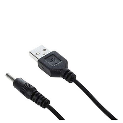 USB to 3.5mm x 1.35mm Barrel Connector 5V DC Power Cable Male