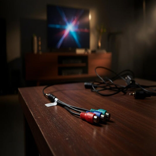 3.5mm Stereo TRRS Male to 3 RCA Female Composite AV Cable.