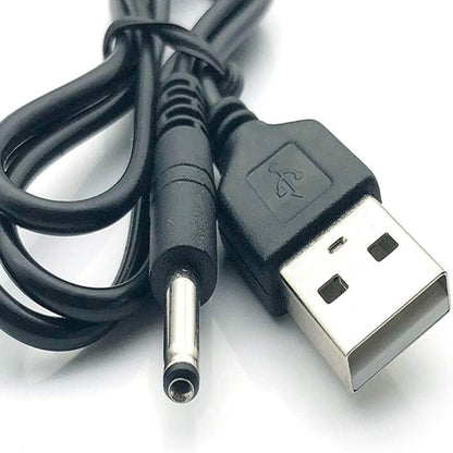 USB to 3.5mm x 1.35mm Barrel Connector 5V DC Power Cable Male