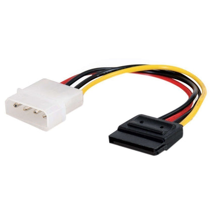 4-Pin Molex to SATA Power Adapter Converter Cable for HDD, SSD, Optical Drive