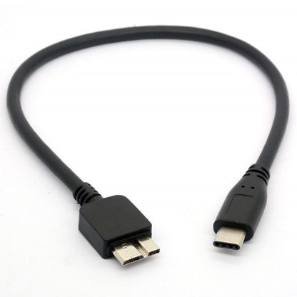 USB 3.1 Type C to Micro USB Cable for WD My Passport HDD Hard Disk (30 cm)