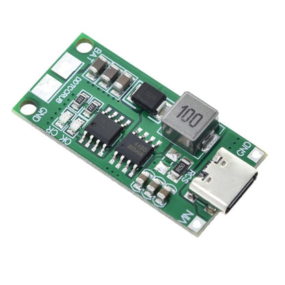 Multi-Cell 2S 3S 4S USB-C to 8.4V 12.6V 16.8V (4S 4A) Step-Up Boost LiPo Polymer Li-Ion Charger Board 7.4V 11.1V 14.8V 18650 Lithium Battery Boost Module Type-C (3S BMS 4A)