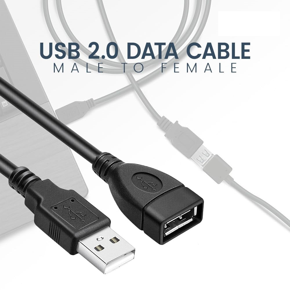 USB Male-A to Female-A Cable 2.0 1.5Mtr Extension