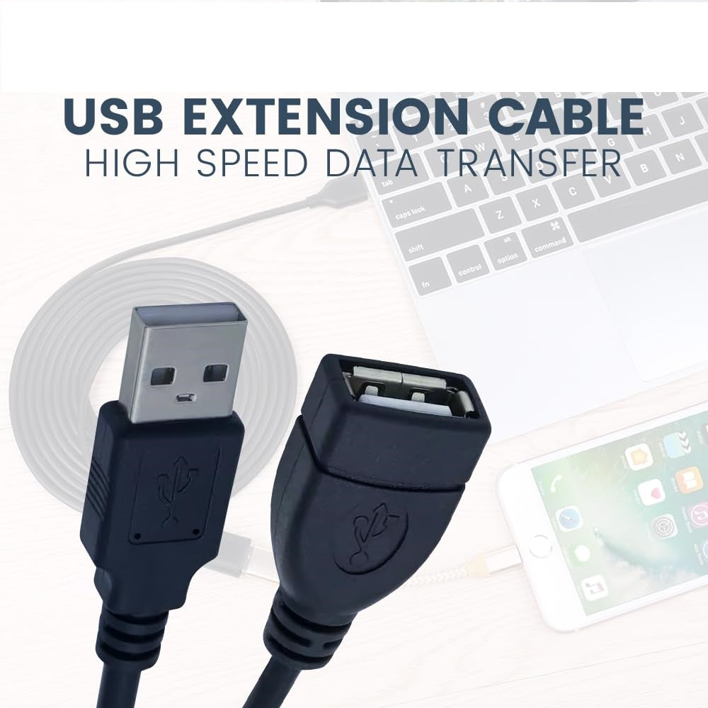 USB Male-A to Female-A Cable 2.0 1.5Mtr Extension