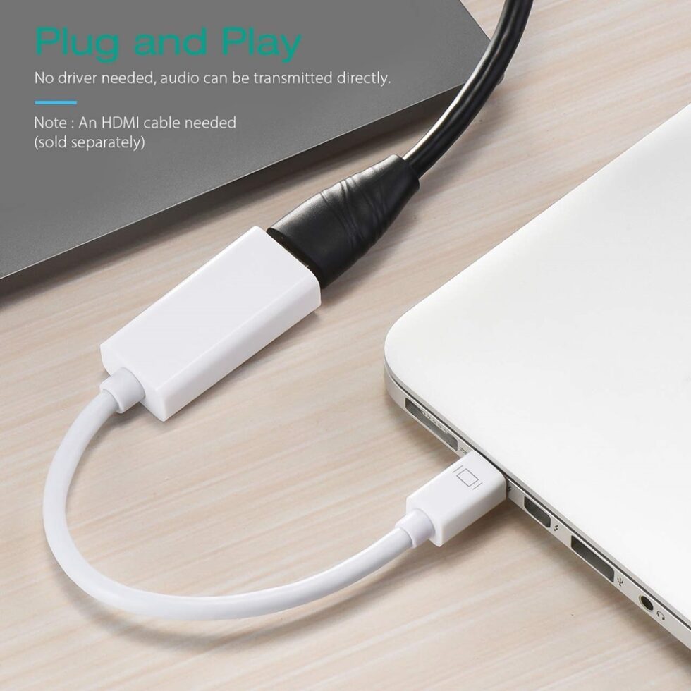 Mini DisplayPort to HDMI Female Adapter