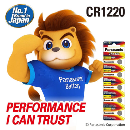 Panasonic CR-1220 Lithium Coin Battery 3v