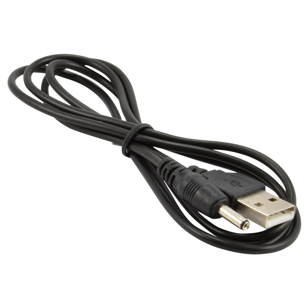 USB to 3.5mm x 1.35mm Barrel Connector 5V DC Power Cable Male