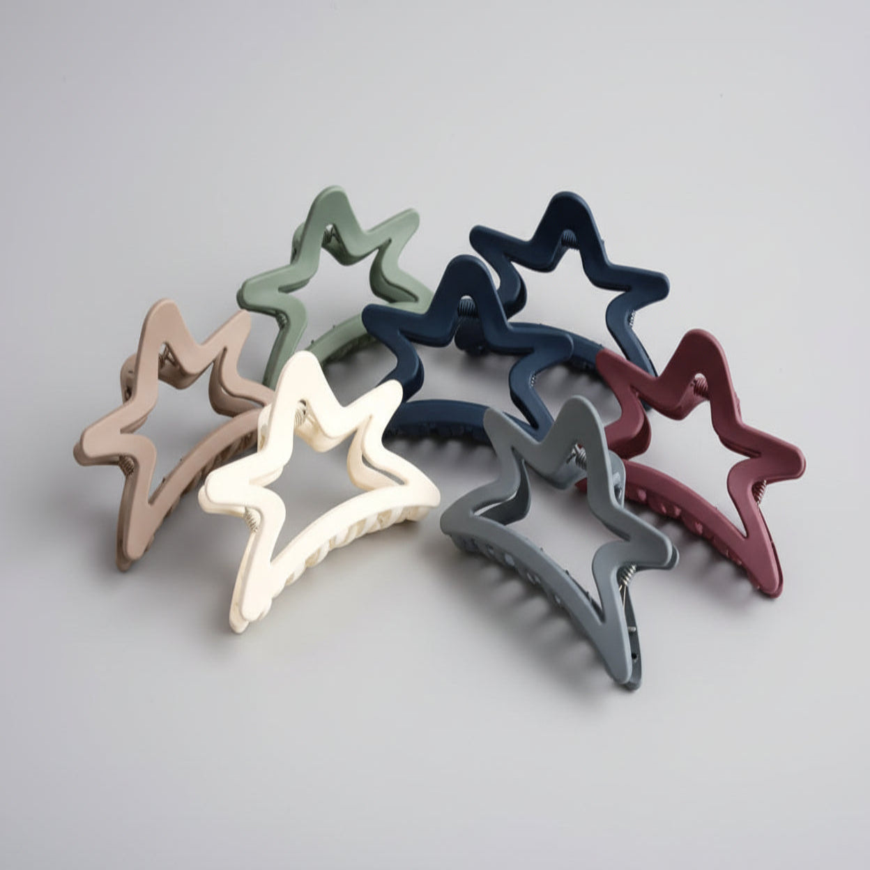 Beautiful Korean Star Shaped Hair Claw Clips