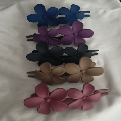 Flower Themed Korean Hair Clips.