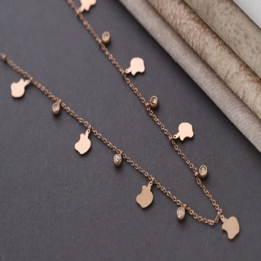 Rose Gold Tanmaniya Chain.