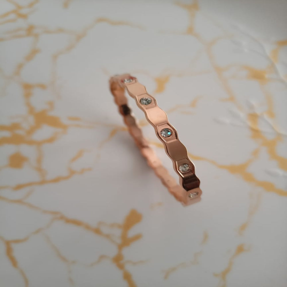 Anti Tarnish Kada With American Diamonds.