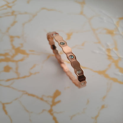 Anti Tarnish Kada With American Diamonds.