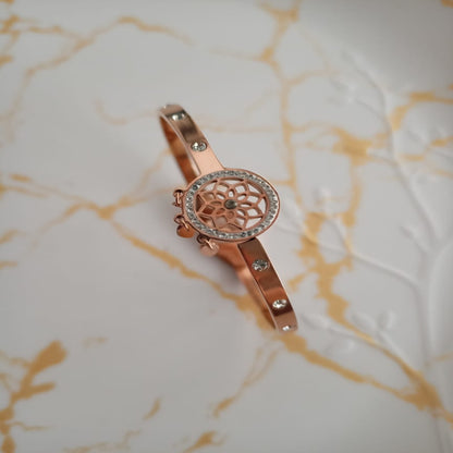 Front Openable Rose Gold Kada