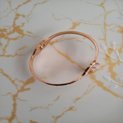 Front Openable Rose Gold Kada