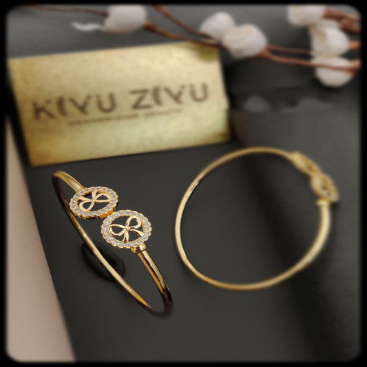 Golden Adjustable Kada.